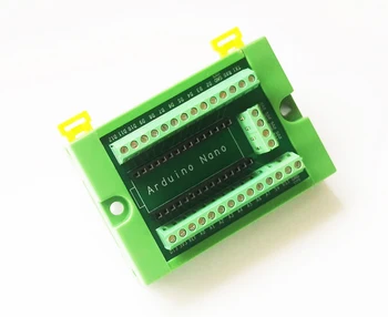 Модуль Отключения Винтовой Клеммной колодки Для крепления на DIN-рейку Arduino Nano