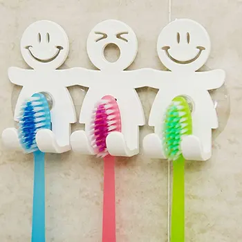 Мультяшный семейный держатель для зубных щеток с присосками, милый держатель для зубных щеток, подвесная зубная щетка-злодейка 1