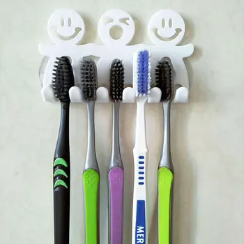 Мультяшный семейный держатель для зубных щеток с присосками, милый держатель для зубных щеток, подвесная зубная щетка-злодейка 3