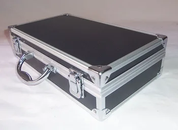 Новый набор инструментов Портативный Алюминиевый ящик для инструментов Ящик для инструментов Чехол для хранения Ручной ударопрочный профильный кейс с подкладочной губкой