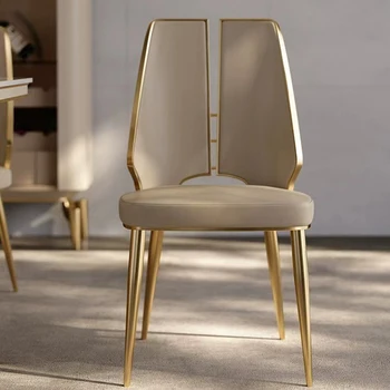 Обеденный трон, дизайнерские обеденные стулья для гостиной, Современный письменный стол, обеденные стулья Nordic Luxury Sillas Comedor Кухонная мебель 23GP