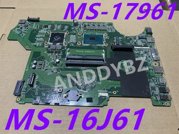 Подержанная Оригинальная материнская ПЛАТА MS-16J61 версии 1.0 для Msi GP62 GP72 MS-16J6 MS-1796 С процессором I7-6700HQ И 940M Бесплатной доставкой