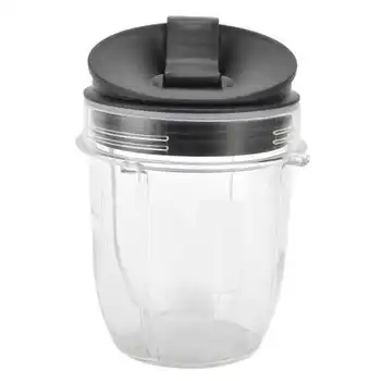 Портативный контейнер для блендера со сменной чашкой на 12 унций с крышкой, подходящий для соковыжималки NUTRI