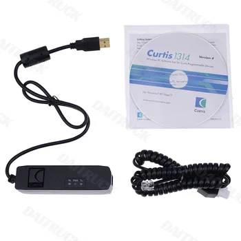Портативный программатор Curtis 1309 USB Box Коммуникационный адаптер и программное обеспечение Curtis 1314 для ПК OEM-уровня для программирования