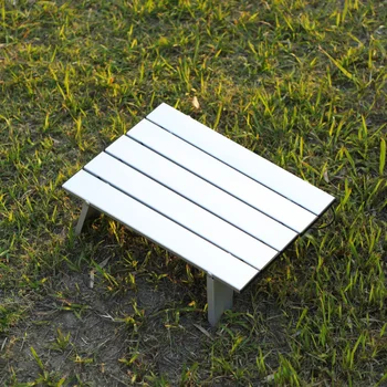 Портативный складной стол для кемпинга, складной стол из алюминиевого сплава, легкий Встроенный пляжный стол, стол для пикника, настольный стол 1