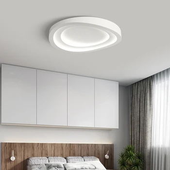 Постмодернистский потолочный светильник для спальни, креативная гостиная, гофрированный в виде сот Круглый художественный потолочный светильник, декор комнаты, светодиодный вентилятор 1