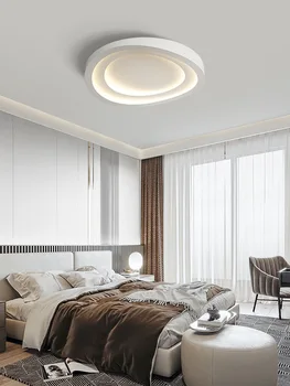 Постмодернистский потолочный светильник для спальни, креативная гостиная, гофрированный в виде сот Круглый художественный потолочный светильник, декор комнаты, светодиодный вентилятор 2