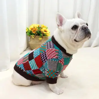 Привлекательный Превосходный щенячий моющийся свитер на двух ножках, одежда для домашних животных, Шерстяная пряжа, одежда для собак, привлекающая внимание для повседневной носки 2