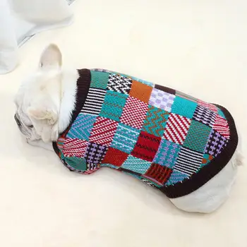 Привлекательный Превосходный щенячий моющийся свитер на двух ножках, одежда для домашних животных, Шерстяная пряжа, одежда для собак, привлекающая внимание для повседневной носки 4