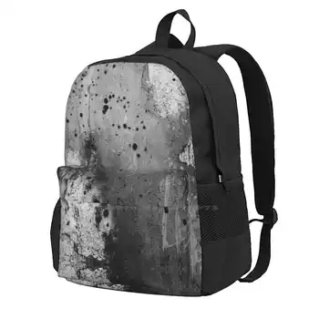 Серый абстрактный рюкзак, модные сумки, черно-белое минималистичное искусство, крупное искусство, скандинавское современное искусство, чернильное искусство, черный