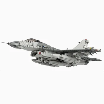 Современные Военные Технологии Строительные Блоки 1/32 масштаба F-16C Боевой Истребитель Falcon DIY Сборка Модели Коллекционный Набор Кирпичей Игрушка 3