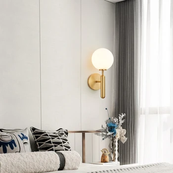 Современный Классический латунный настенный светильник ULANI LED Simply Creative Sconce для домашнего декора спальни 2