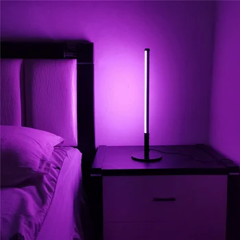 Современный простой светодиодный угловой торшер Атмосферные светильники для спальни, гостиной, украшения дома
