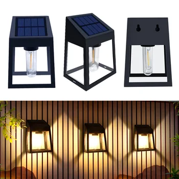 Солнечный уличный садовый светильник Sunlight Настенный светильник для дома, виллы, балкона, настенный светильник для террасы, декоративные атмосферные светильники, Энергосбережение 0