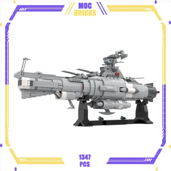 Строительные блоки Moc, серия моделей космического военного корабля, Технические кирпичи, сборка своими руками, знаменитые игрушки для детей, праздничные подарки