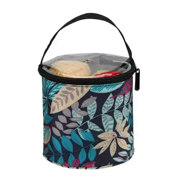 Удобная сумка-органайзер для пряжи, Многоцветная сумка для хранения пряжи, красивая Тонкая Вязаная Креативная сумка для хранения пряжи цилиндрической формы