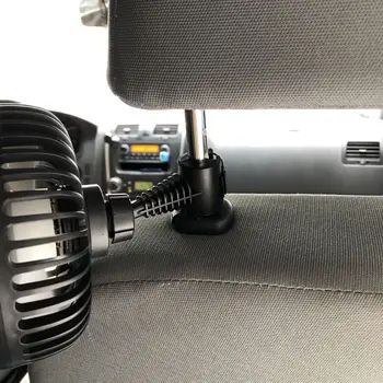 Универсальный 5-дюймовый Подголовник заднего сиденья автомобиля Трехскоростной USB-вентилятор 5 В с переключателем воздушного охлаждения для дома и путешествий Подголовник автомобиля