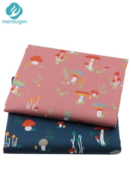 Хлопчатобумажная ткань для шитья лесных грибов 50 см x 160 см, для пошива детского платья, пижамного одеяла, постельных принадлежностей, ткань ручной работы 5