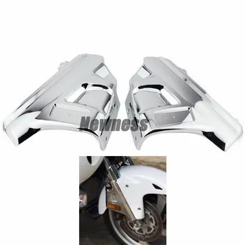 Хромированный чехол для переднего крыла мотоцикла, защитный чехол для рамки мото-брызговика, чехол для Honda GL1800 GOLDWING 2001 -2011