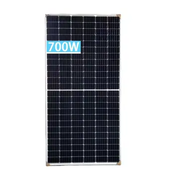 Цена Солнечная панель 700 Вт Солнечная панель с моно солнечной батареей 750 Вт Солнечная панель Солнечная Черная крышка Водонепроницаемый Ящик для ключей Стеклянная рамка