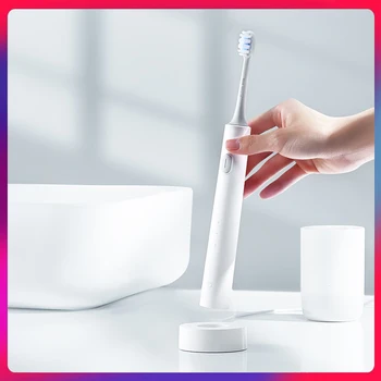 Электрическая зубная щетка Xiaomi Sonic T301, беспроводная ультразвуковая отбеливающая щетка для гигиены полости рта, вибратор для зубов IPX8, 50 дней