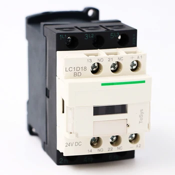 Электрический магнитный контактор постоянного тока LC1D18BD 3P 3NO LC1-D18BD 18A Катушка постоянного тока 24 В